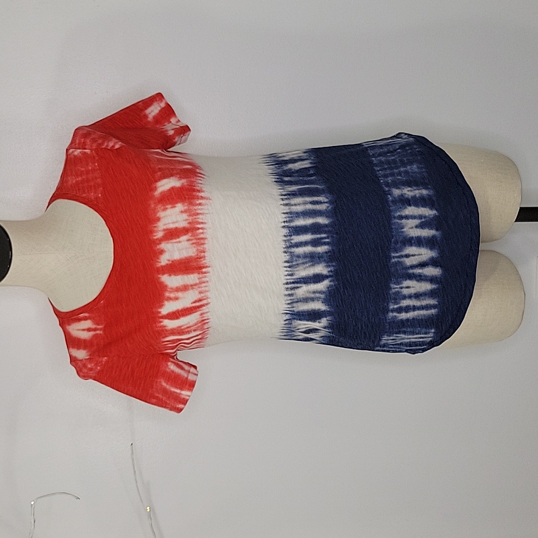 Sonoma Everyday Tee Red, White, Blue Sz Xs